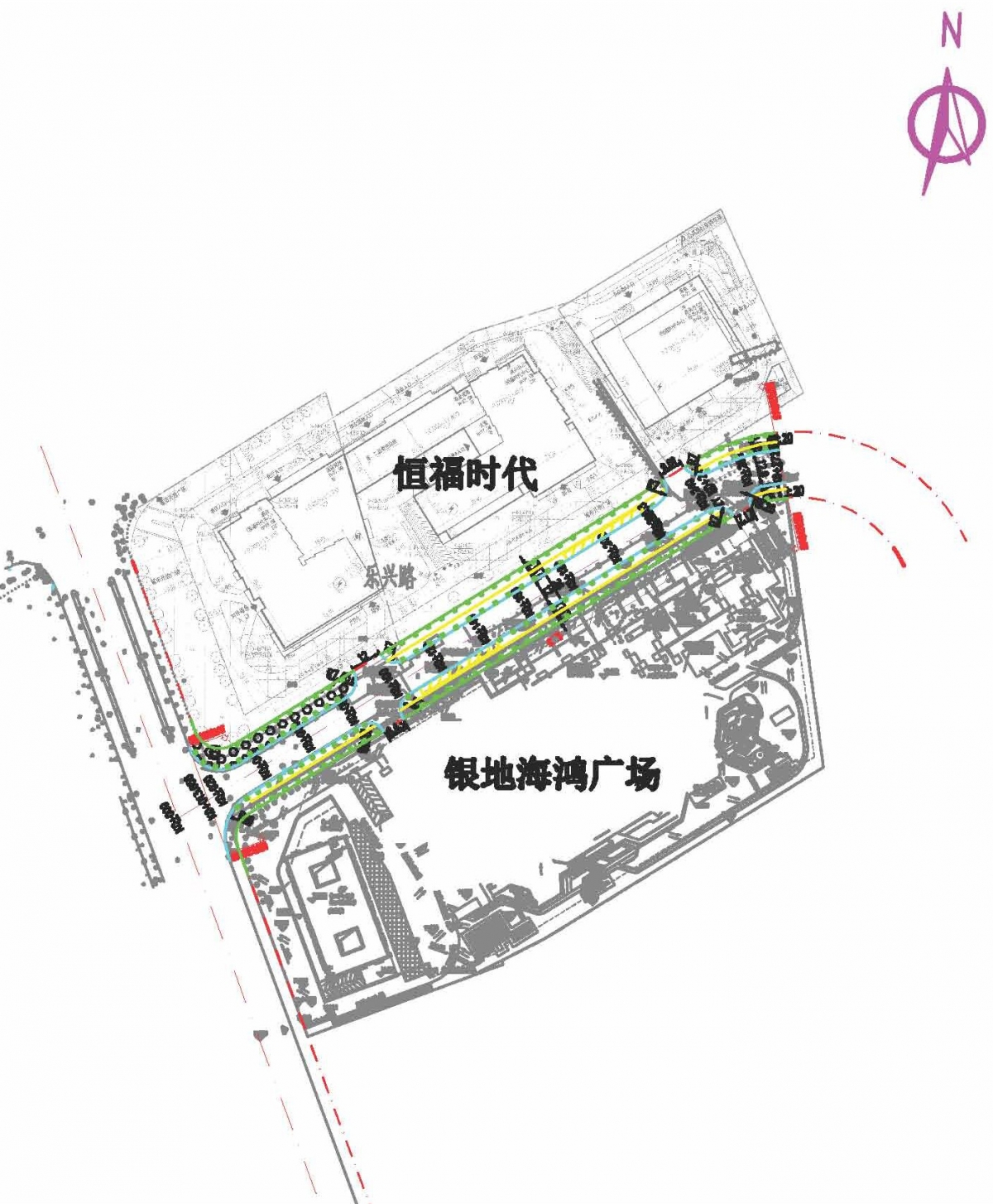 开发区将新建一条城市支路！银地·海鸿广场配建道路乐兴路规划公示！
